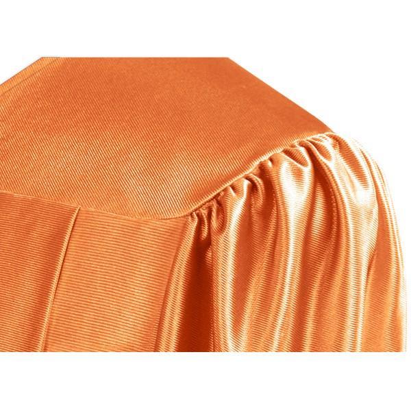 Shiny Orange High School Graduation Gown - GradCanada