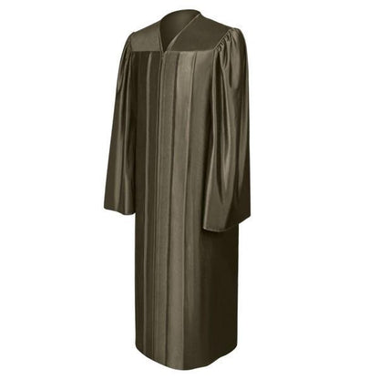 Shiny Brown High School Graduation Gown - GradCanada