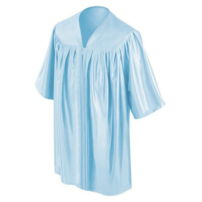 Child Light Blue Graduation Gown - Preschool & Kindergarten Gowns - Graduation Cap and Gown