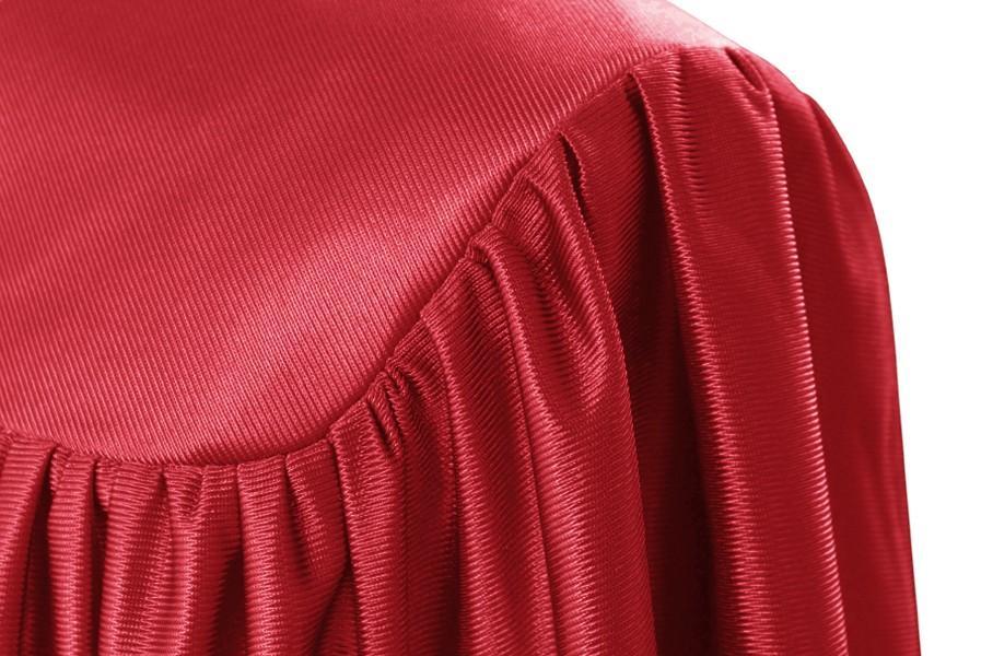 Child Red Graduation Gown - Preschool & Kindergarten Gowns - Graduation Cap and Gown