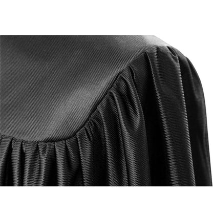 Child Shiny Black Graduation Gown - Preschool & Kindergarten Gowns