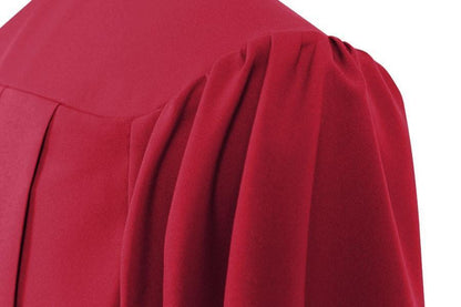 Matte Red High School Cap & Gown